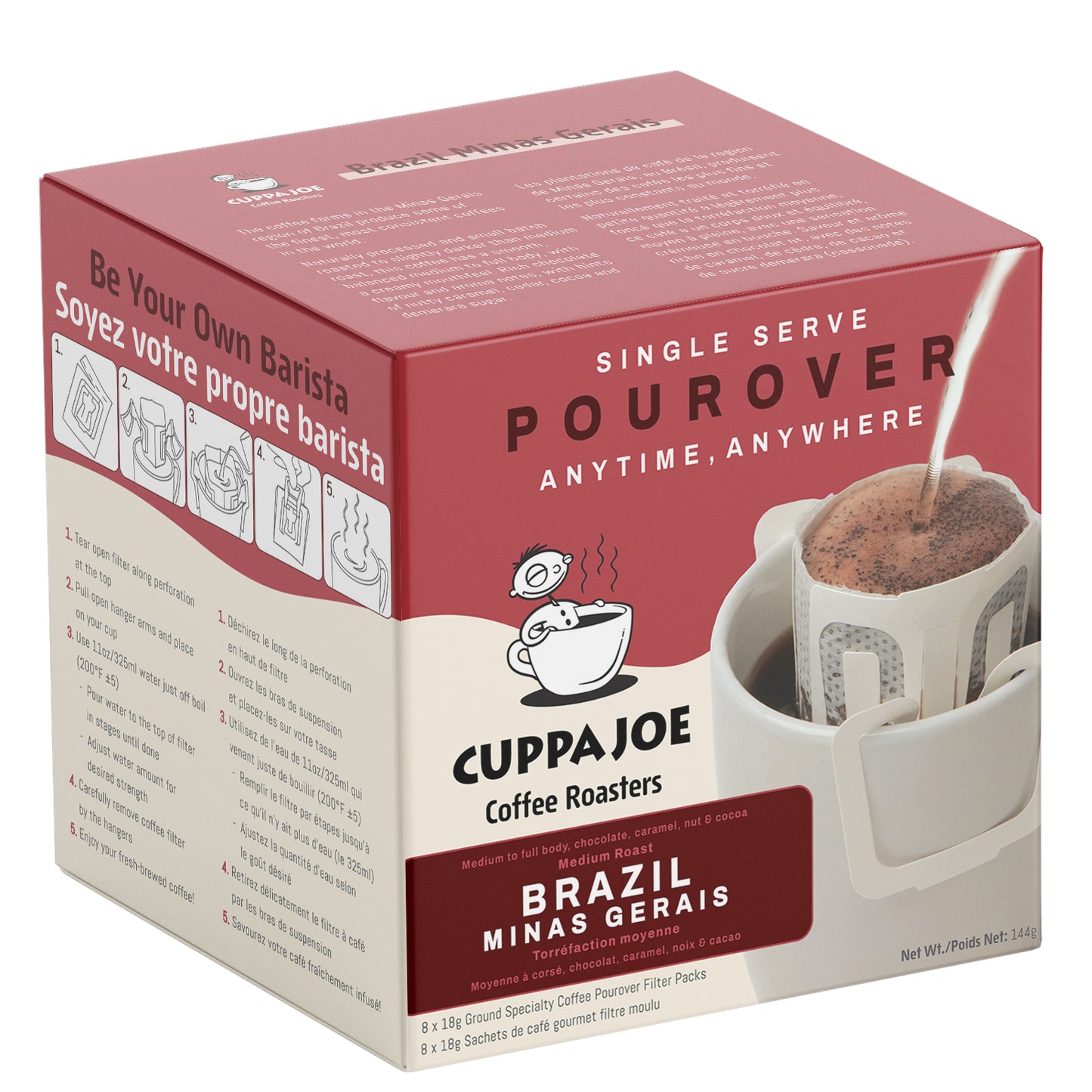 CuppaJoe Single Serve Box - Brazil