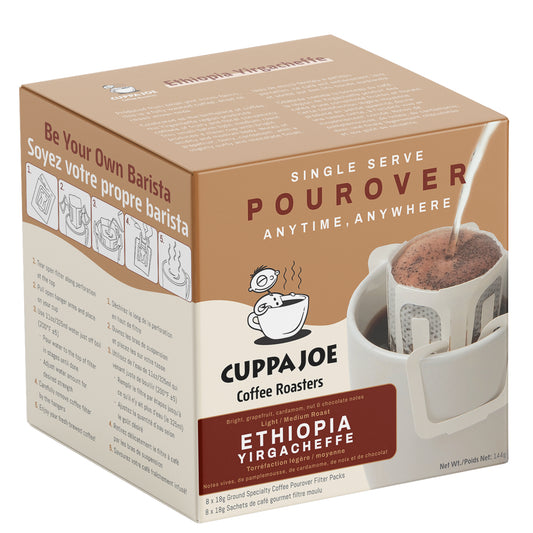 CuppaJoe Single Serve Box - Ethiopia Yirgacheffe