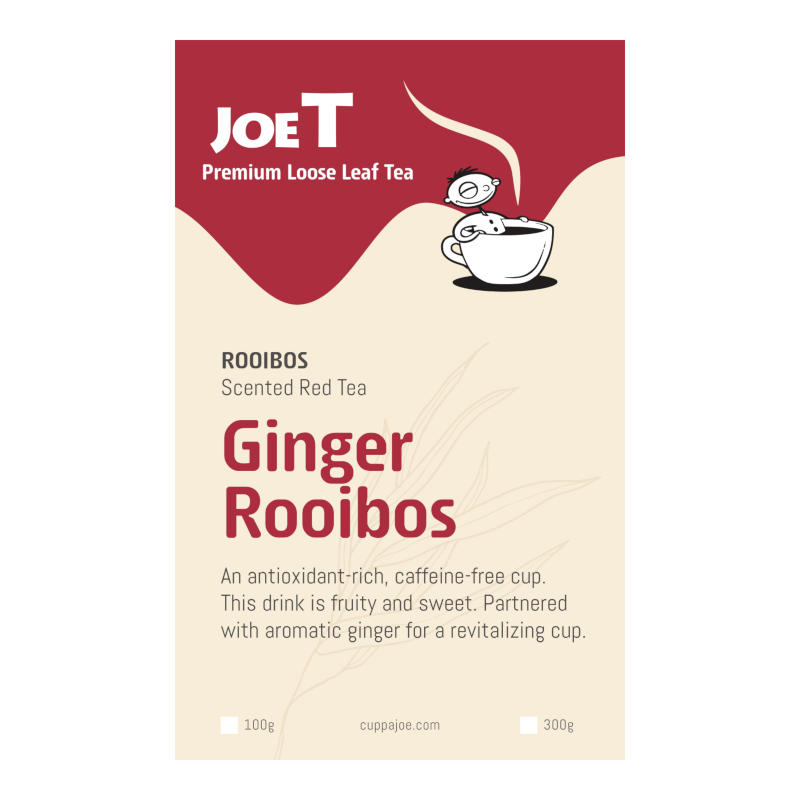 Ginger Rooibos Chai Tea – CuppaJoe Coffee Roasters