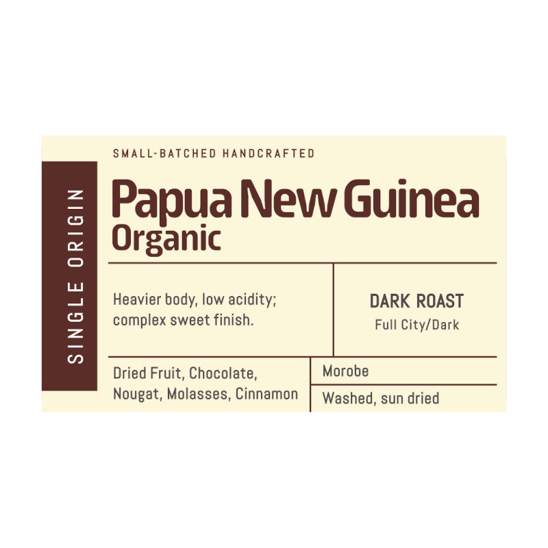 Papua New Guinea Korofeigu Organic