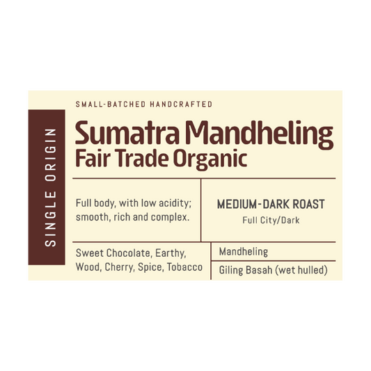 Sumatra Mandheling Fair Trade Organic